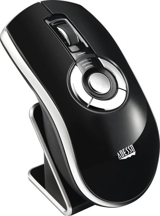 Adesso iMouse P20 Air Mouse Elite schwarz/silber, USB-A