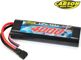 Carson 7.4V/4000mAh 25C LiPO Racing Akku T-Pl. HC R