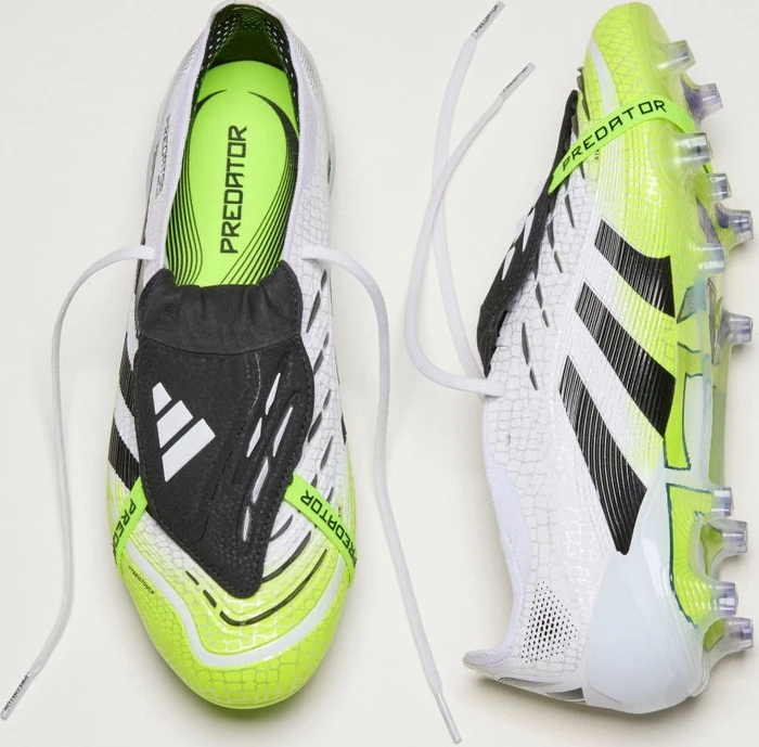 adidas Predator Elite Fold-Over Tongue FG cloud white/core black/lucid lemon