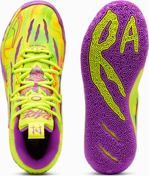 Puma MB.03 Spark safety yellow/purple glimmer
