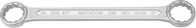Matador 0220 Doppelringschlüssel, 24/27x260mm