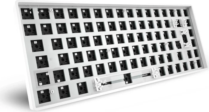 Sharkoon Skiller SGK50 S3 Barebone Gaming Tastatur, weiß, ISO/ANSI
