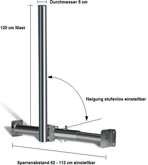 Opticum Dachsparrenhalter