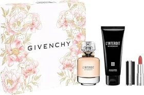 Givenchy L'Interdit EdP 50ml + Body Lotion 75ml + Mini Lippenstift Le Rouge 1.5g Duftset