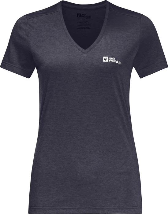 Jack Wolfskin Crosstrail Funktionsshirt kurzarm graphite/cool grey (Damen)