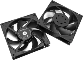 EK Water Blocks EK-Vardar EVO 140ER BB schwarz Dual Set, 2000rpm, 140mm, 2er-Pack