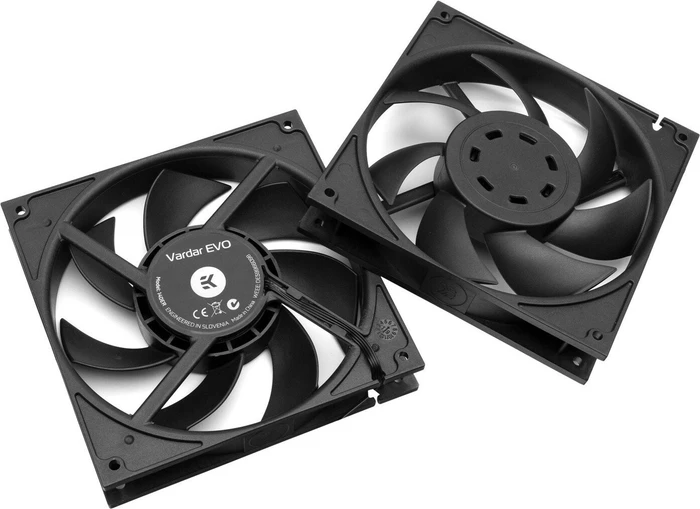 EK Water Blocks EK-Vardar EVO 140ER BB schwarz Dual Set, 2000rpm, 140mm, 2er-Pack (3831109825860)