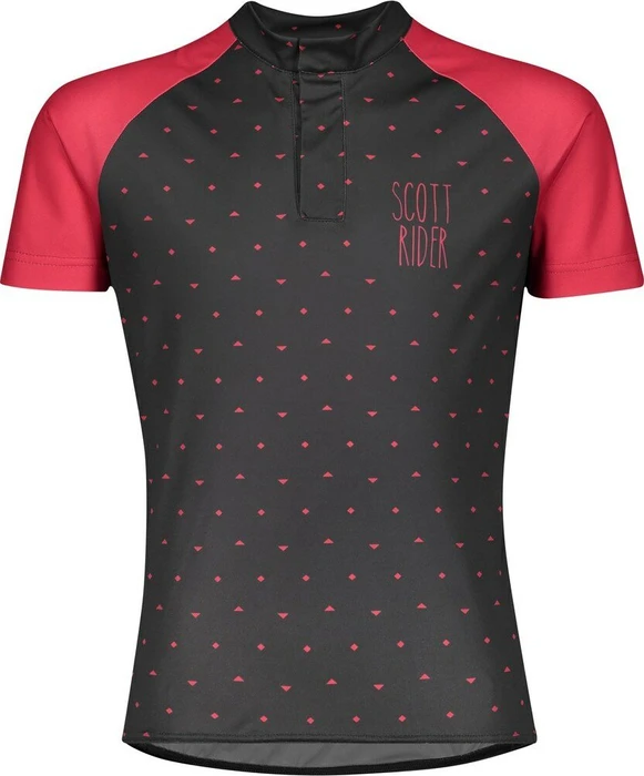 Scott RC Team Trikot kurzarm dark grey/lollipop pink (Junior)