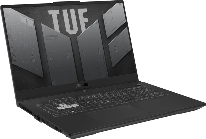 ASUS TUF Gaming F17 FX707ZR-HX002W, Mecha Gray, Core i7-12700H, 16GB RAM, 1TB SSD, GeForce RTX 3070, DE