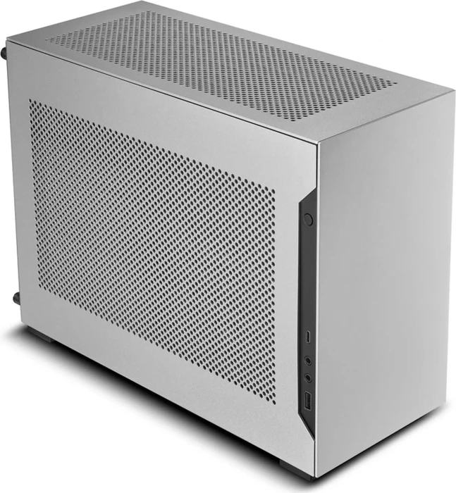 Lian Li DAN Cases A4-H2O, PCIe 5.0, silber, Mini-ITX
