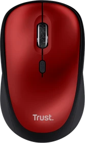 Trust Yvi+ Silent Wireless Mouse rot, ECO zertifiziert, USB (24550)