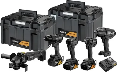 DeWalt DCK5222MP3T-QW Kombopack Akku-Maschinenset inkl. Koffer + 3 Akkus 5.0Ah