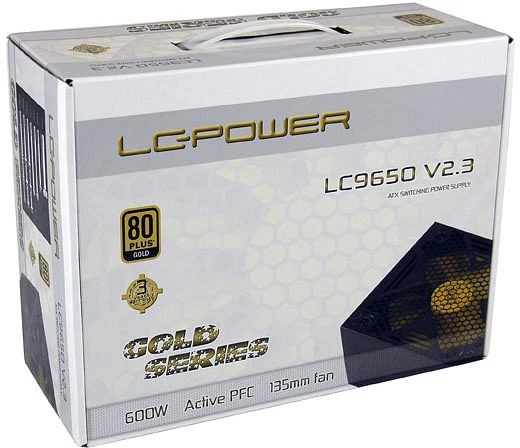 LC-Power LC9650 V2.3 Gold Series 600W, ATX 2.3