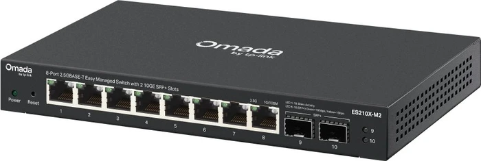 TP-Link Omada ES210 Desktop 2.5G Smart Switch, 8x RJ-45, 2x SFP+