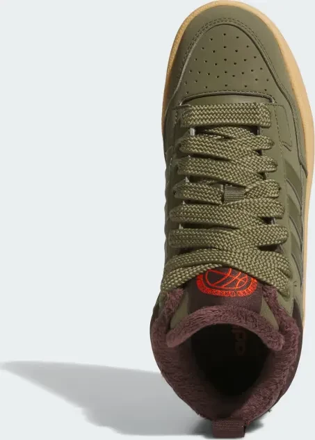 adidas Rapid Court Mid olive strata/shadow brown/gum (Junior)