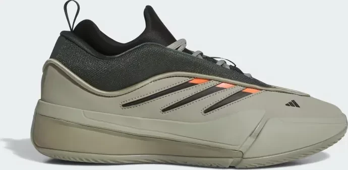 adidas Dame 9 silver pebble/legend ivy/impact orange
