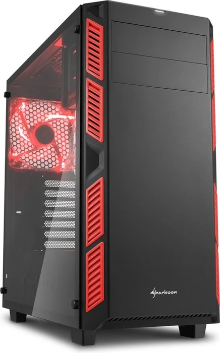 Sharkoon AI7000 Glass rot, Glasfenster