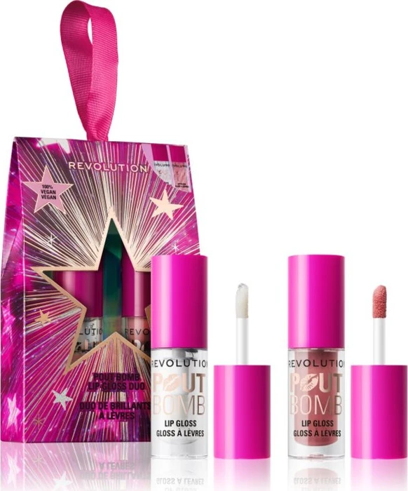 Revolution Beauty Pout Bomb Plumping Duo Gloss Geschenkset