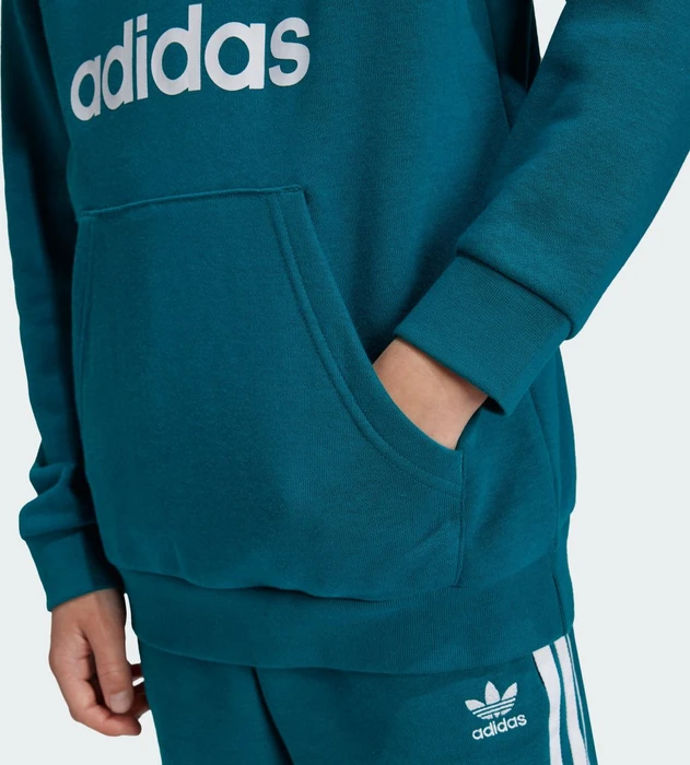 adidas Trefoil Hoodie legacy teal (Junior)