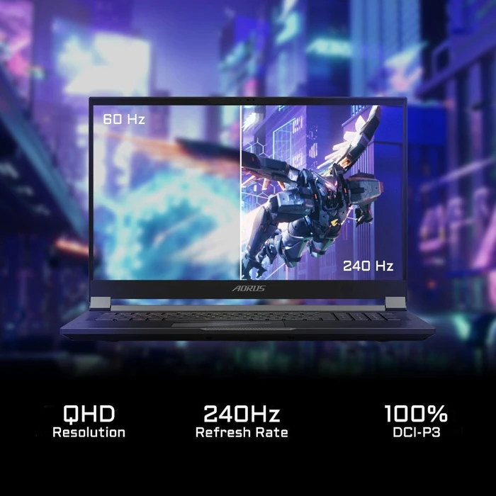GIGABYTE AORUS 17X AXF-D4DE694SH, Core i9-13980HX, 16GB RAM, 1TB SSD, GeForce RTX 4080, DE