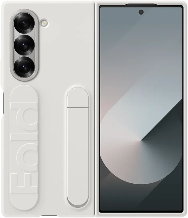 Samsung Silicone Case für Galaxy Z Fold6 weiß