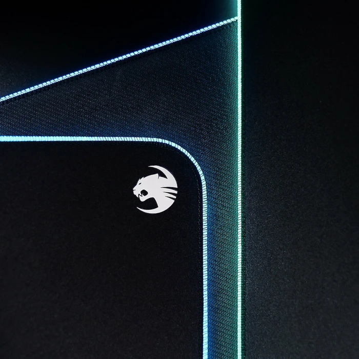 Roccat Sense Aimo XXL Gaming Mousepad, RGB beleuchtet, schwarz