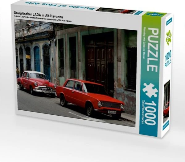 Calvendo Sowjetischer Lada in Alt-Havanna