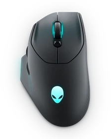 Dell Alienware AW620M Wireless Gaming Mouse, Dark Side Of The Moon, USB (545-BBFB)