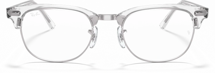 Ray-Ban RB5154 Clubmaster Optics 49mm polished white transparent