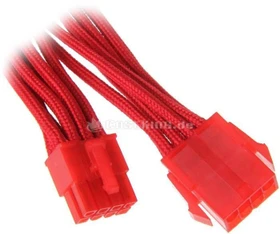 BitFenix Alchemy 8-Pin EPS12V Verlängerung 45cm, sleeved rot/rot (BFA-MSC-8EPS45RR-RP)