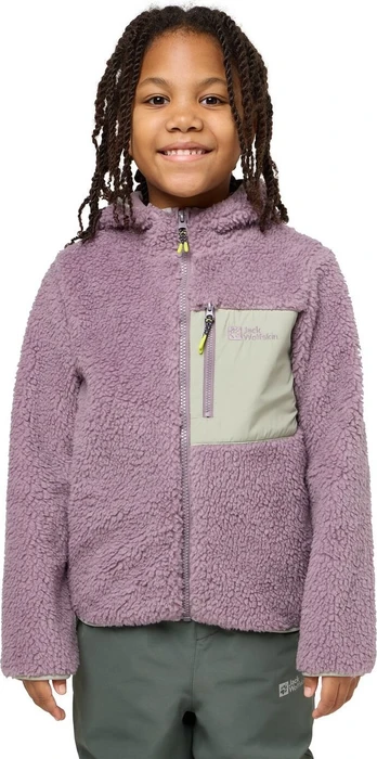 Jack Wolfskin Ice Curl Hood Jacke wild blossom (Junior)