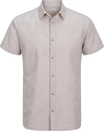 Jack & Jones Comfort Fit Hemd kurzarm crockery (Herren)