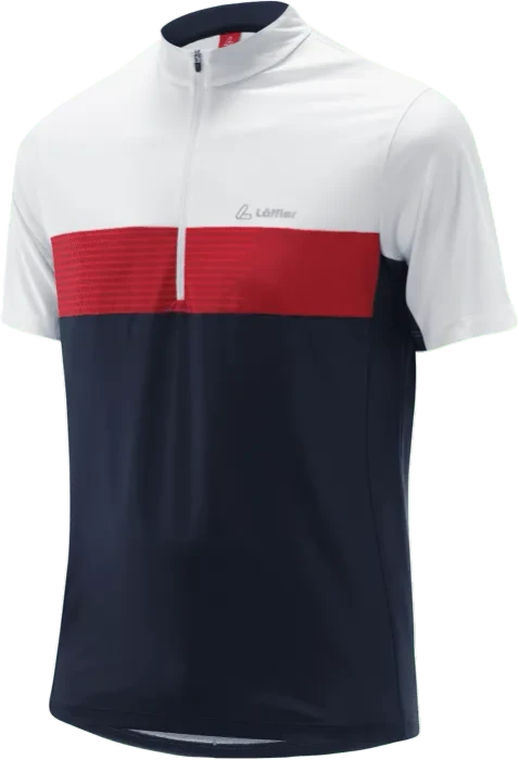 Löffler Scala Half-Zip Trikot kurzarm (Herren)