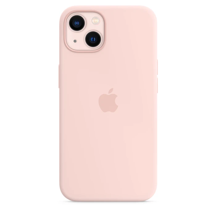Apple Silikon Case mit MagSafe für iPhone 13 kalkrosa