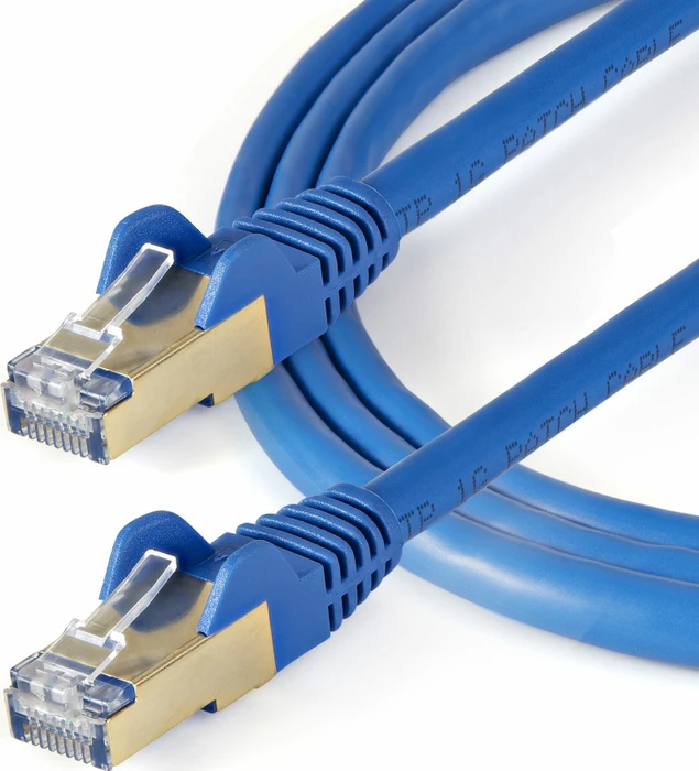 StarTech PVC Patchkabel, Cat6a, U/FTP, RJ-45/RJ-45, 1.8m, blau