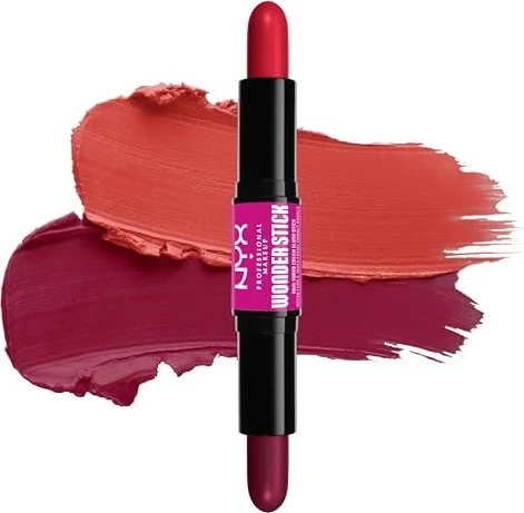 NYX Wonder Stick Dual Cream Blush Stick 05 bright amber n fuchsia, 8g