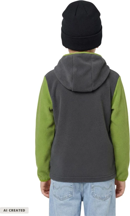 Vaude Pulex II Hooded Fleece Funktionsjacke green pepper (Junior)