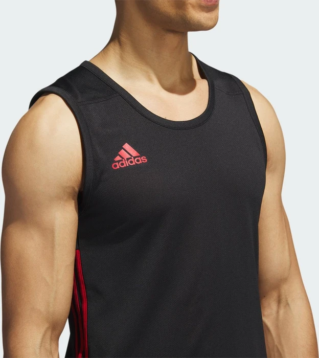 adidas 3G Speed Reversible Trikot ärmellos black/power red (Herren)