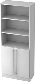 Hammerbacher Schrank 5OH V7700, Relinggriff, weiß/weiß, Aufbewahrungskombination