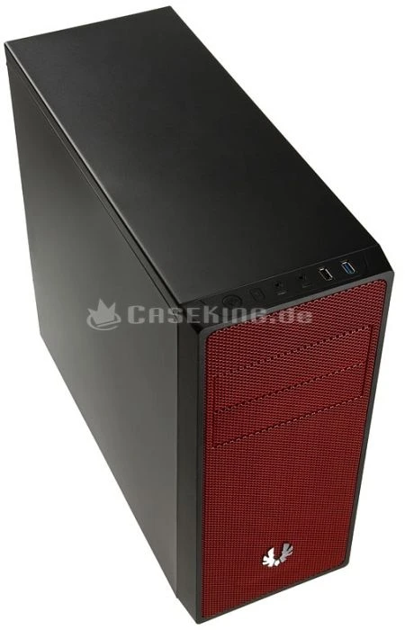 BitFenix Neos schwarz/rot, schallgedämmt