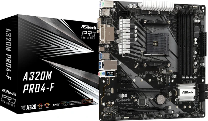 ASRock A320M Pro4-F (AMD AM4)