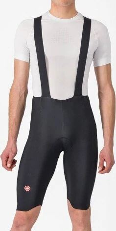 Castelli Omloop Thermal Bibshort Fahrradhose kurz schwarz (Herren)