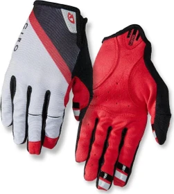 Giro DND Fahrradhandschuhe grey/dark red/black
