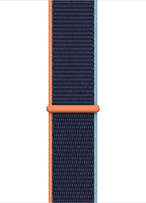 Apple Watch SE (GPS + Cellular) 44mm silber mit Sport Loop dunkelmarine