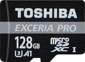 Toshiba Exceria Pro M402 R95/W95 128GB Kit, UHS-I U3, A1, Class 10