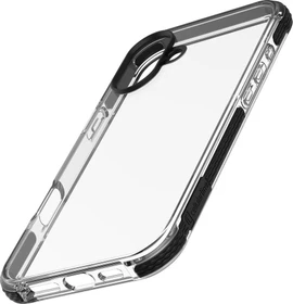 Cellularline Tetra Force Strong Guard für Apple iPhone 16 transparent/schwarz