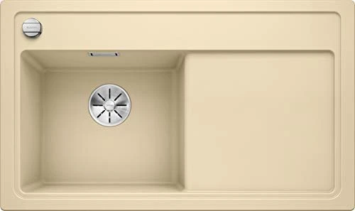 Blanco Zenar 45 S InFino Becken links mit Ablauffernbedienung champagner inkl. Glasschneidebrett