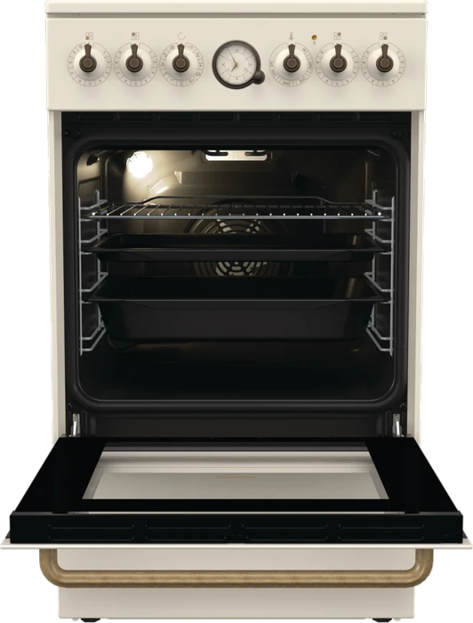 Gorenje GECS5B70CLI Elektroherd mit Glaskeramik-Kochfeld
