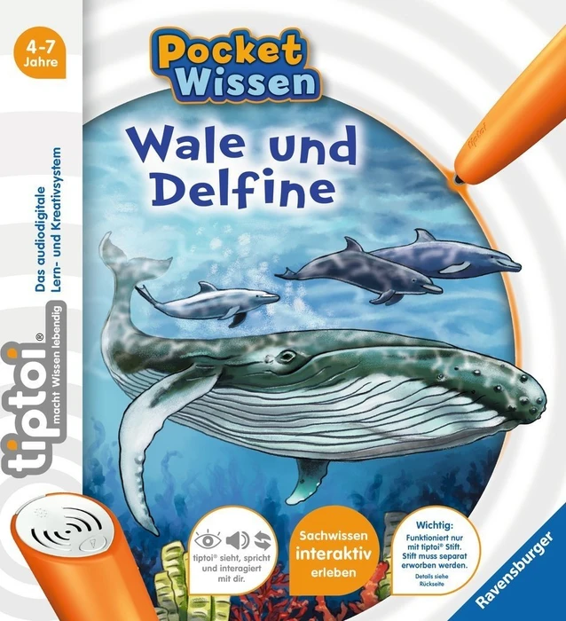 Ravensburger tiptoi Buch: Pocket Wissen: Wale und Delfine
