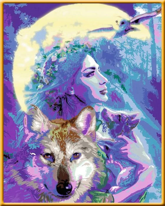 Ravensburger Malen nach Zahlen Mystische Freundschaft